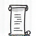 Icono de un pergamino de diploma